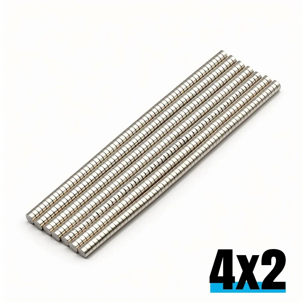 4x2mm N35 Super Strong Round Neodymium Magnet Powerful Refrigerator Magnets NdFeB Permanent Magnetic imanes