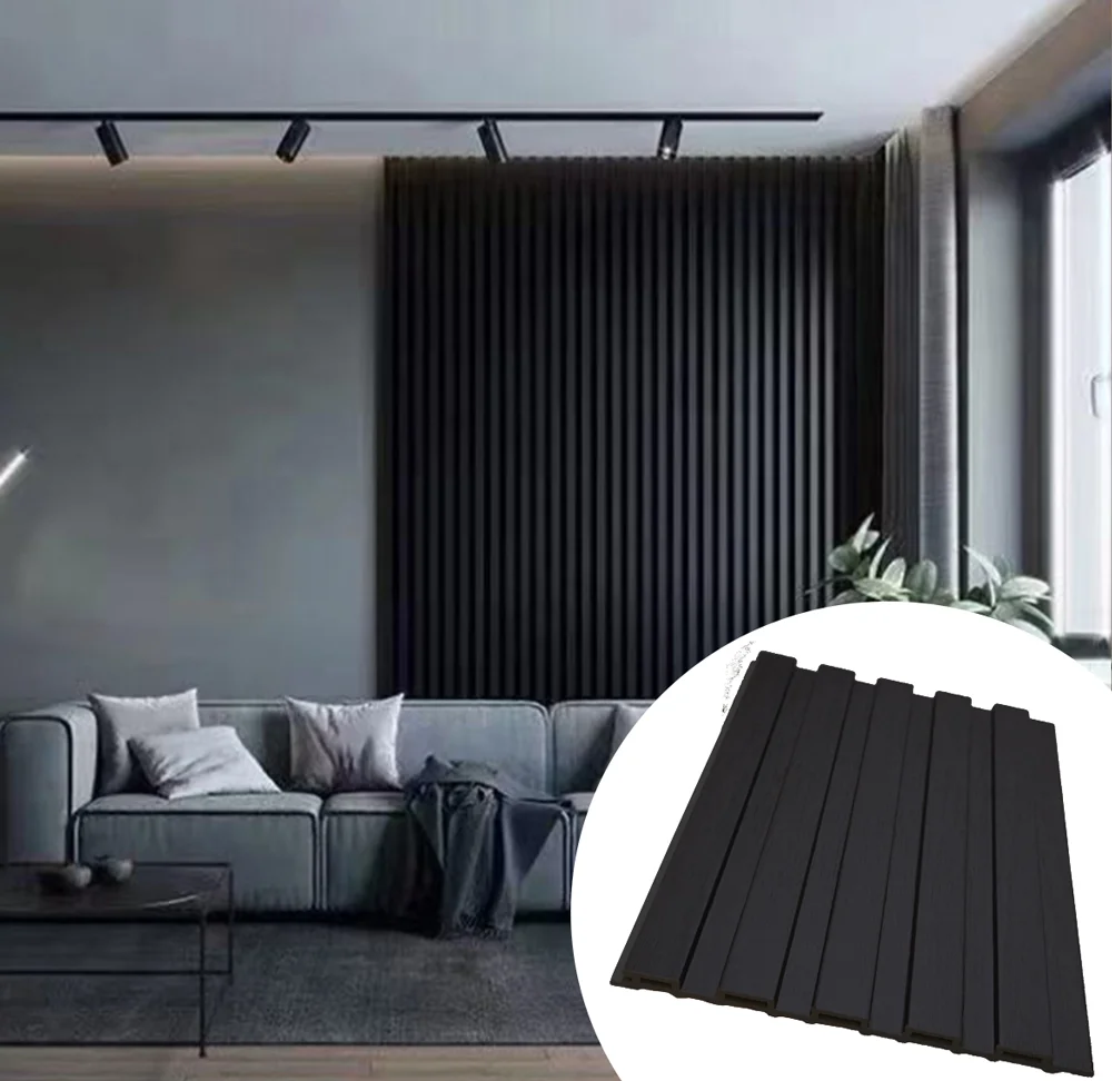 2026 Best Seller Waterproof Hotel Cladding Wall Decorative Uv Pvc Wall Fluted Panels Interior Wpc Wall Panelpromote sales
