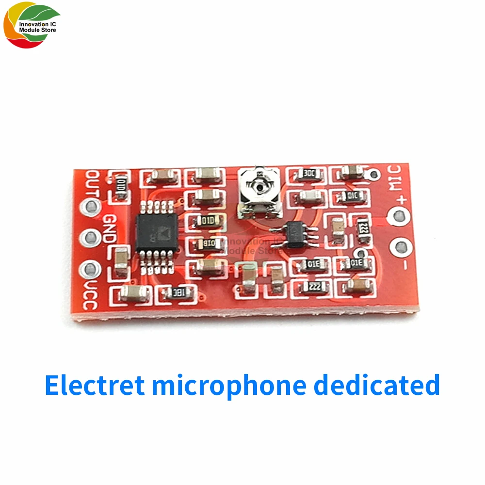 MAX4466 Electret Microphone Amplifier Board Pickup Module With SSM2167 Voice Compression Amplifier Module