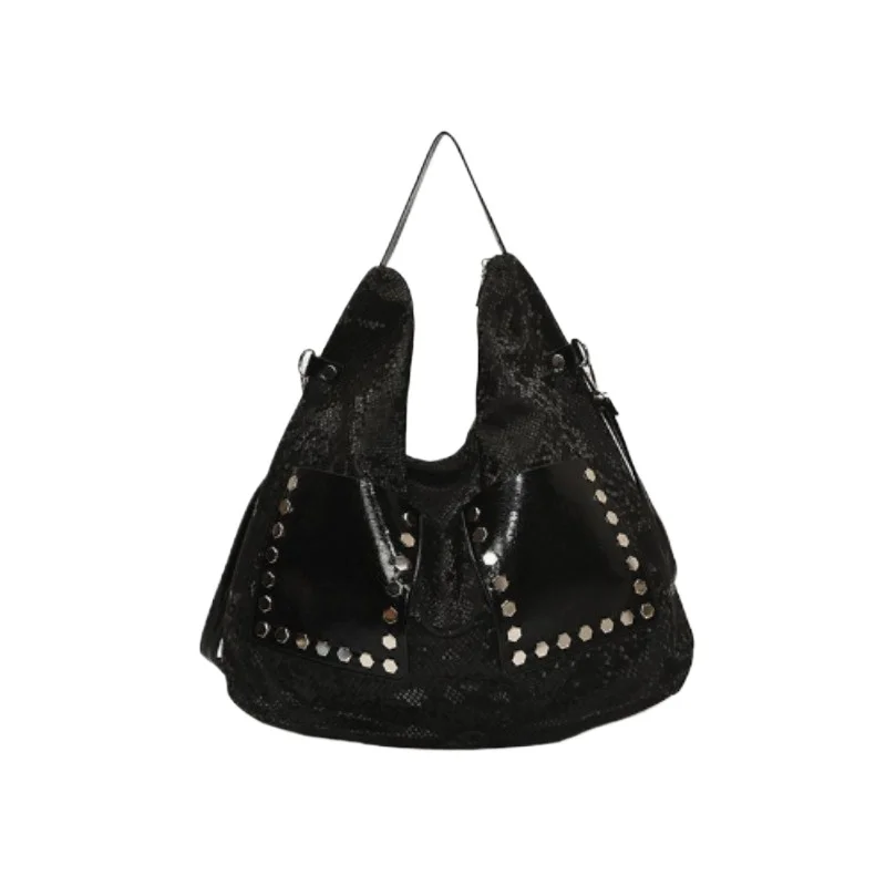 

Women' Bag Individuality Rivet Metal Versatile Shoulder Bag Fashion Trend Underarm Handbag Portable Large-capacity Messenger Bag