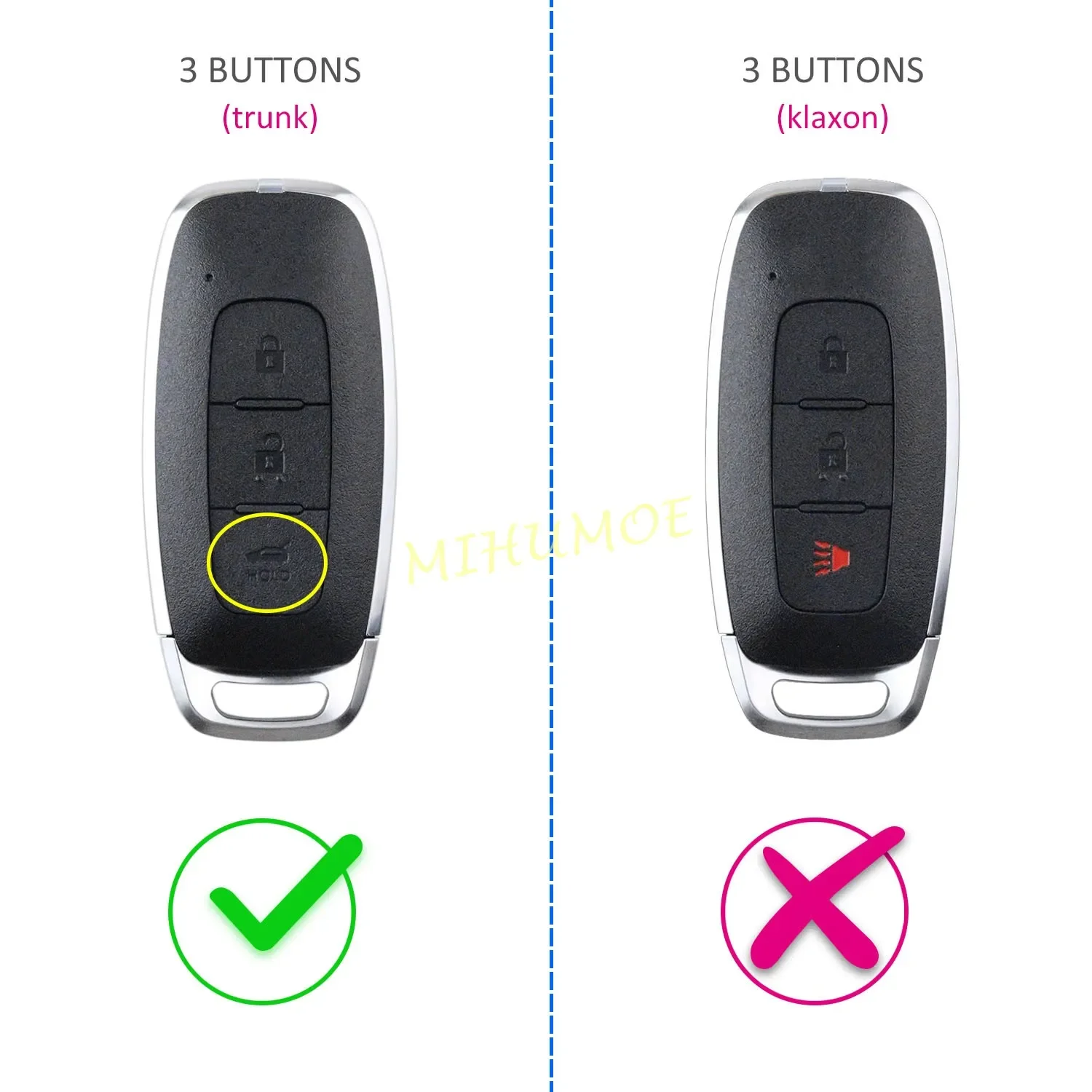3B Silicone Car Remote Key Case Cover Chain Ring Holder For Nissan Qashqai J12 X-Trail T33 Kicks Ariya 2023 2024 2025 3 Buttons