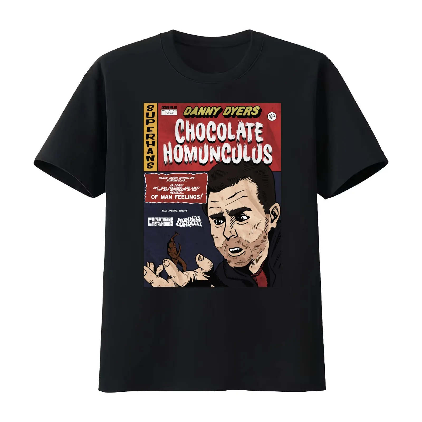 Danny Dyers Chocolate Homunculus T-Shirt Summer Casual Cotton Tee Oversized Streetwear Tops Vintage Graphic Print
