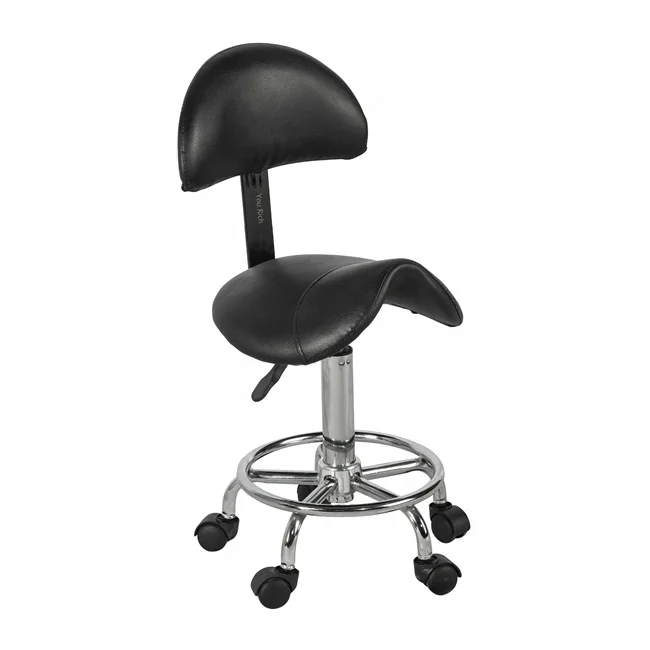 

Manufactured Swivel Salon Stool Backrest Traditional Style Chair for Home Office School Hotel Hall Apartment