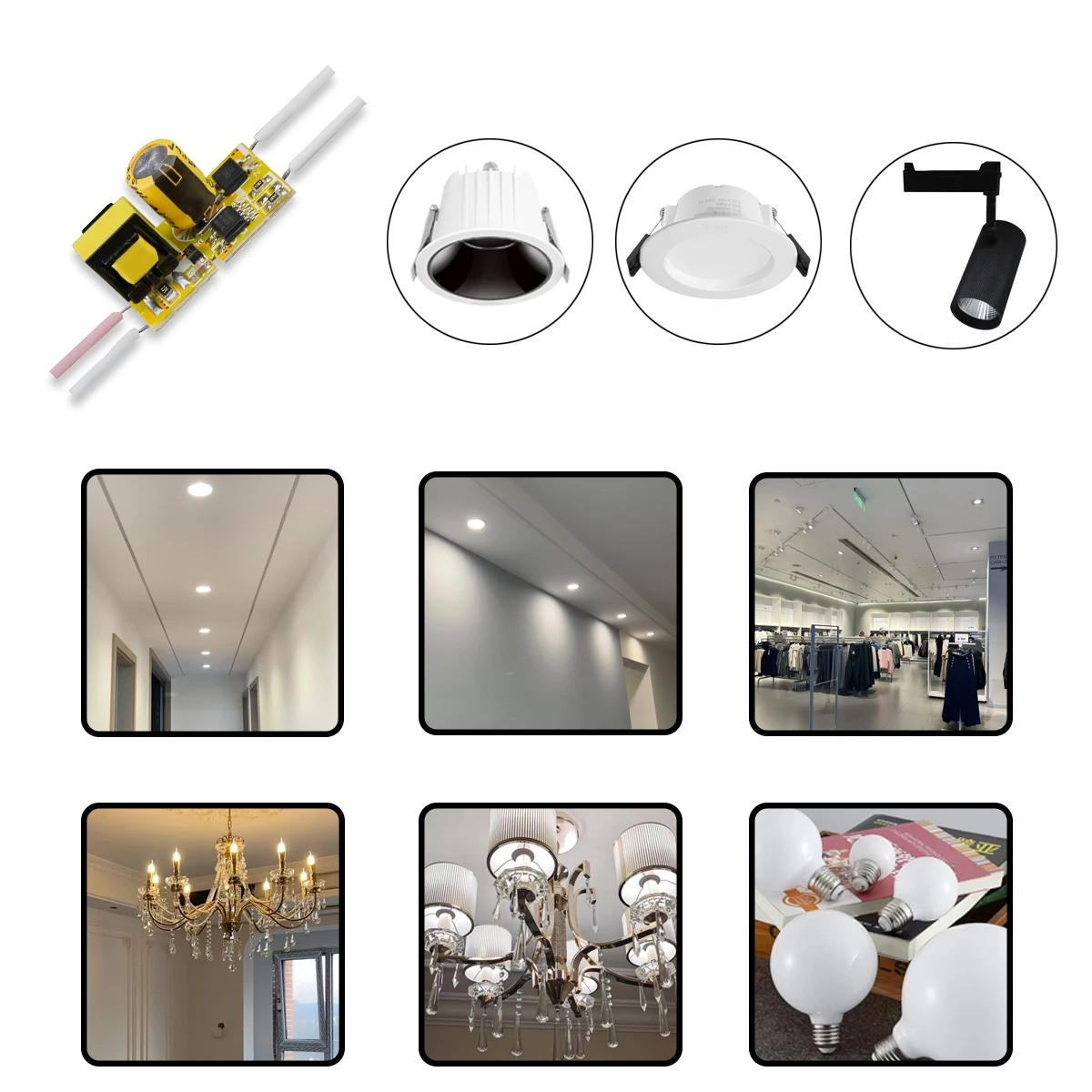 3-18W Non-Isolated DOB (Driver-on-Board) SMT LED Power Supply for T5/T8 End-Cap Tubes – AI-Optimized Manufacturing