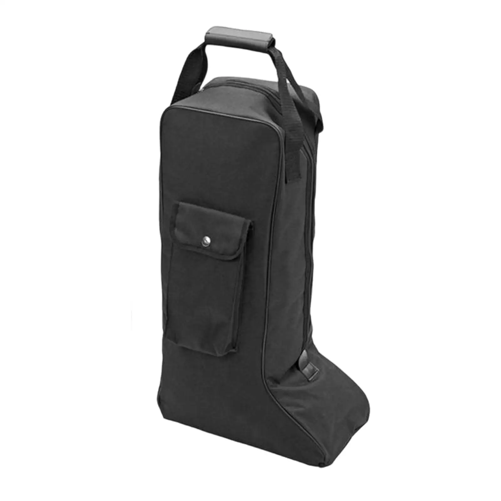Oxford Riding Boots Bag Zipper Closure Backpack for Horse Rider Shoes and Equestrian Outdoor Activities
