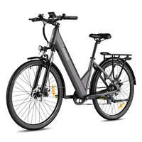 FAFREES F28PRO Adult Electric Bike, 250W Electrical Road Bicycle, 36V 14.5Ah City E-bike, 27.5\