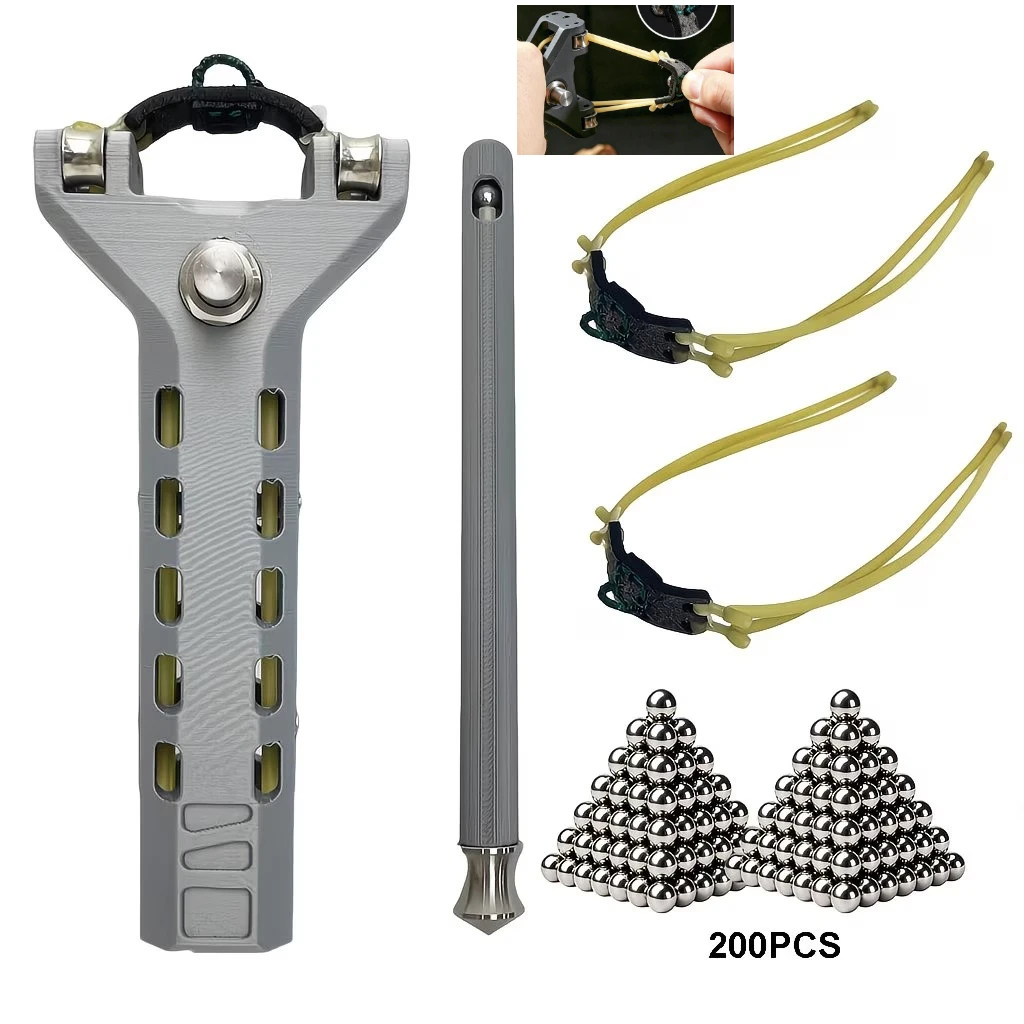 Automatic Loading Magazine Slingshot Adult Outdoor Shooting Competition High-precision Hunting Equipment