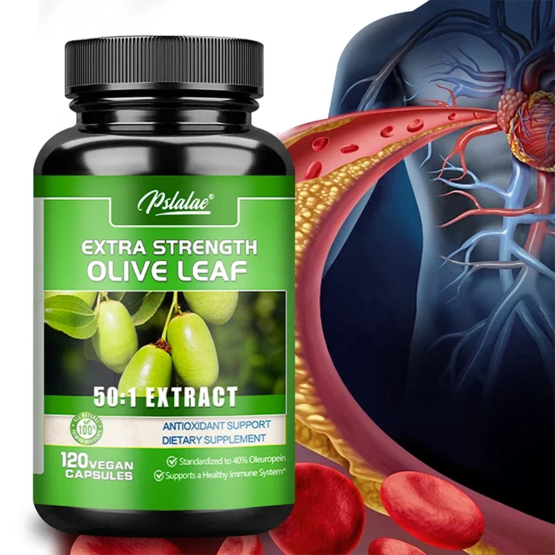 

Olive Leaf - Immune Support Supplement, Skin Health and Powerful Antioxidants