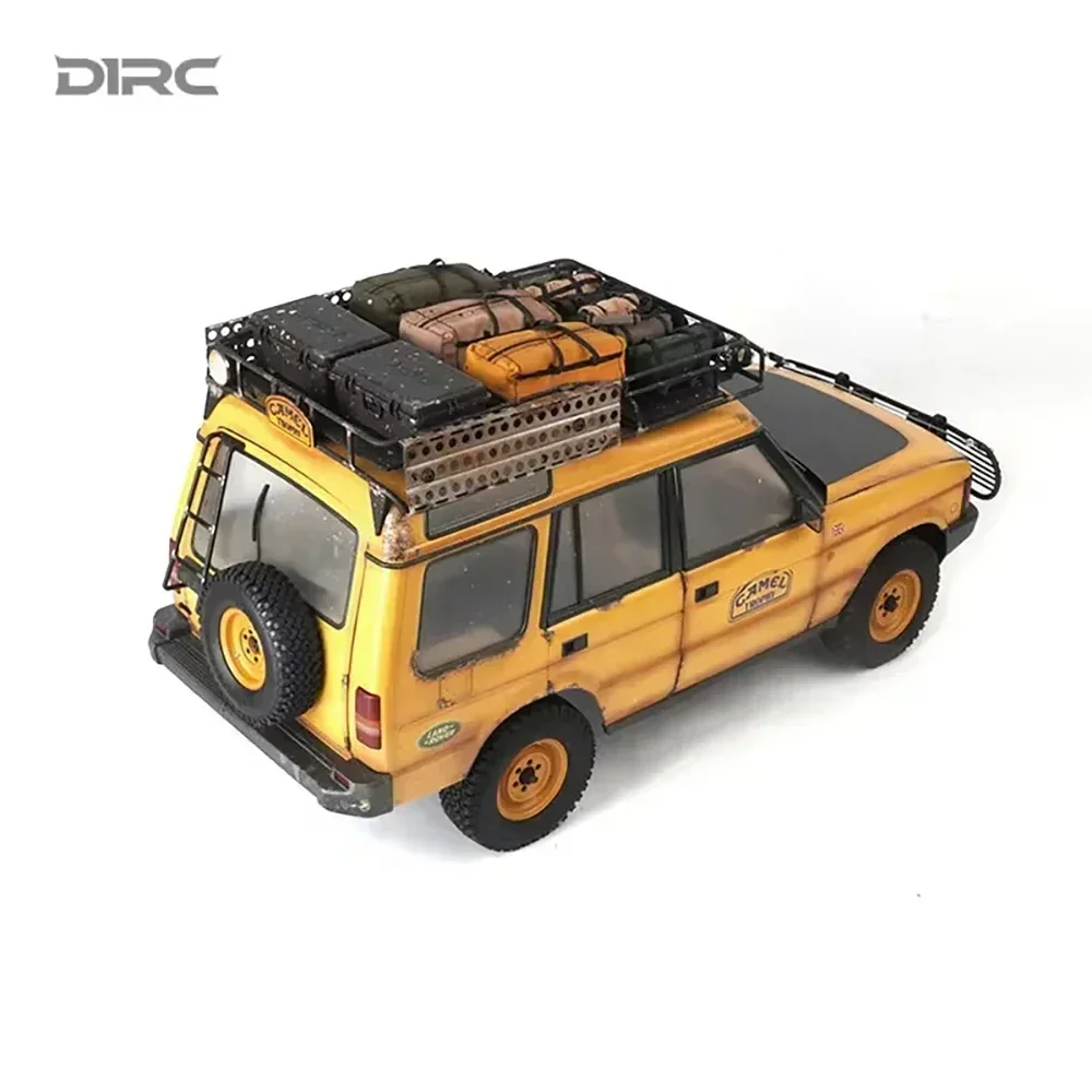 D1rc novo segundo modelo de controle rc geração de carro simular chassi de metal 313mm distância entre eixos 1:10 troféu de camelo para land rover discovery