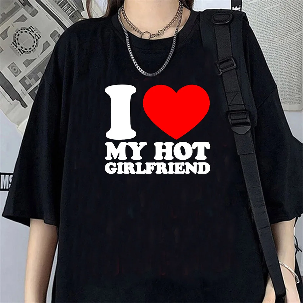 i Love My Boyfriend t-shirt women streetwear women Trendy Pop Culture 2000s Retro t-shirt 2000s 80s Trendy Retro