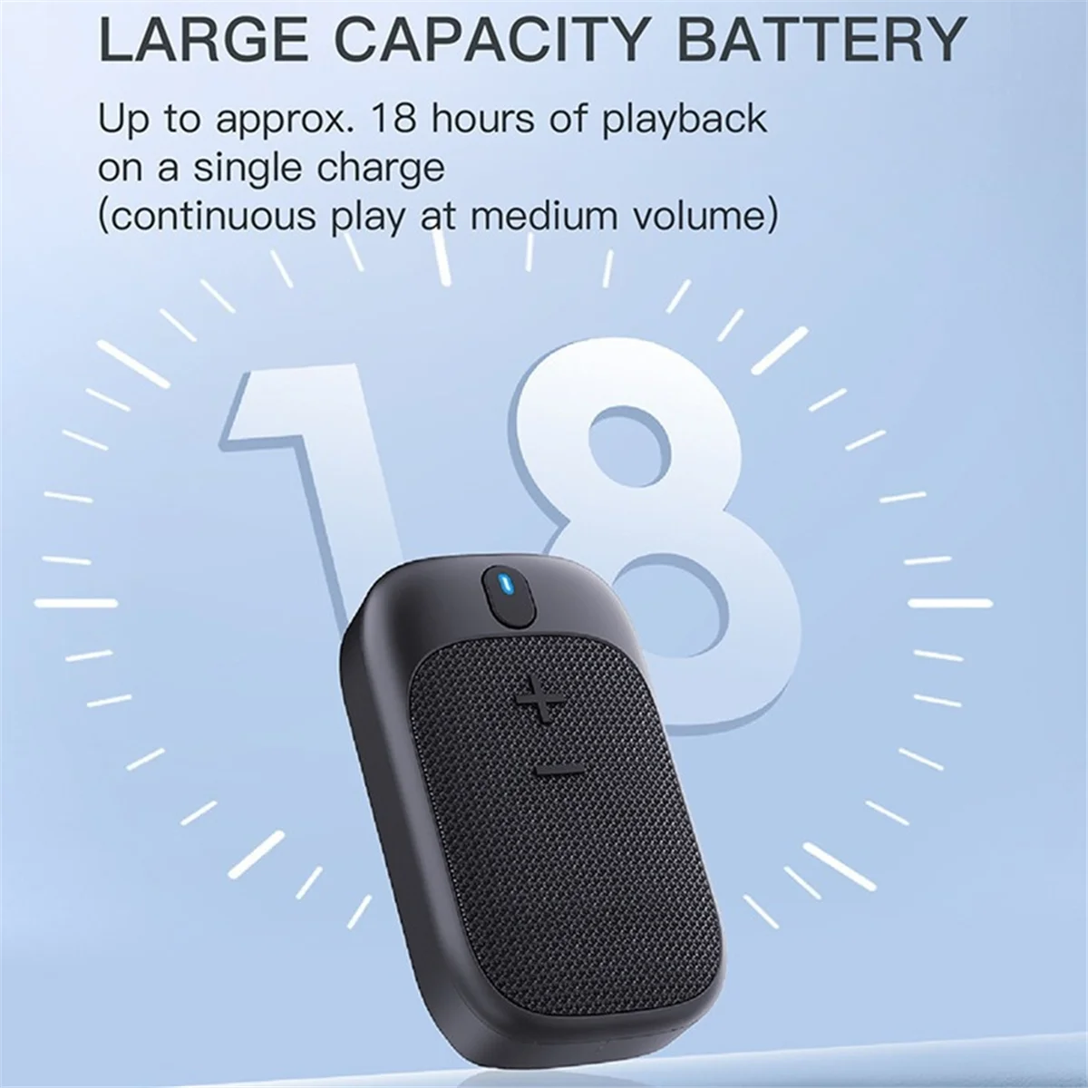ABQR Wireless Bluetooth Speaker Portable Mini Subwoofer Enhanced Bass Compact Design for Outdoor Camping & Running