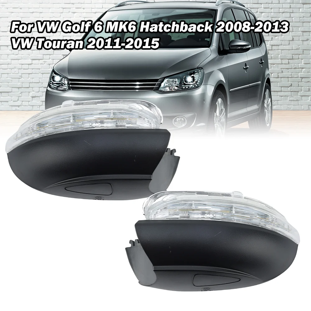 

Side Mirror turn signals Light For Volkswagen Golf 6 MK6 2008-2013 For VW Touran 2011-2015 Door Mirror Light Car Accessories