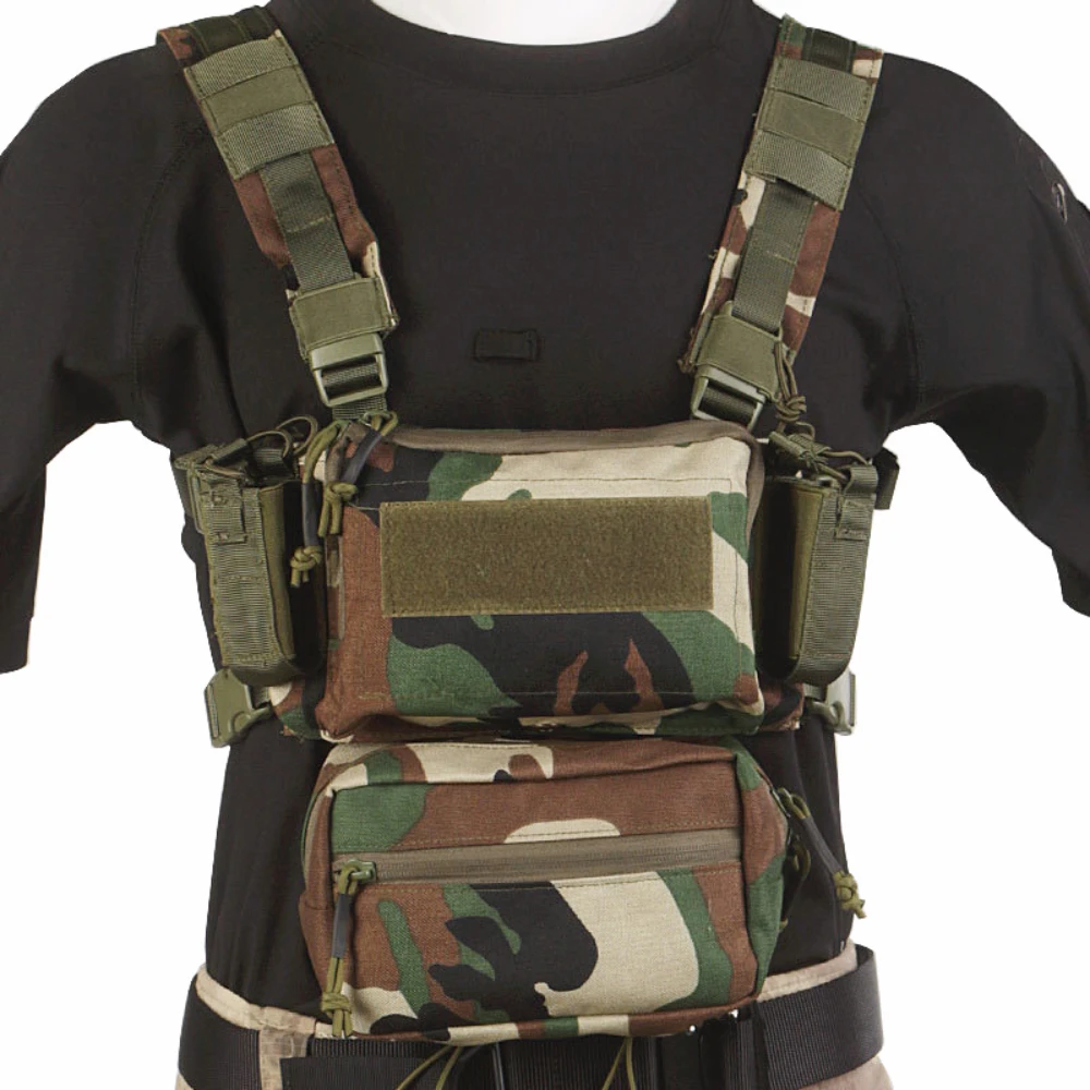 

Tactifans Chest Rig H-harness Vest Tactical Carrier Pistol 5.56 Magazine Pouch Insert CRX Men Hunting Airsoft Accessories