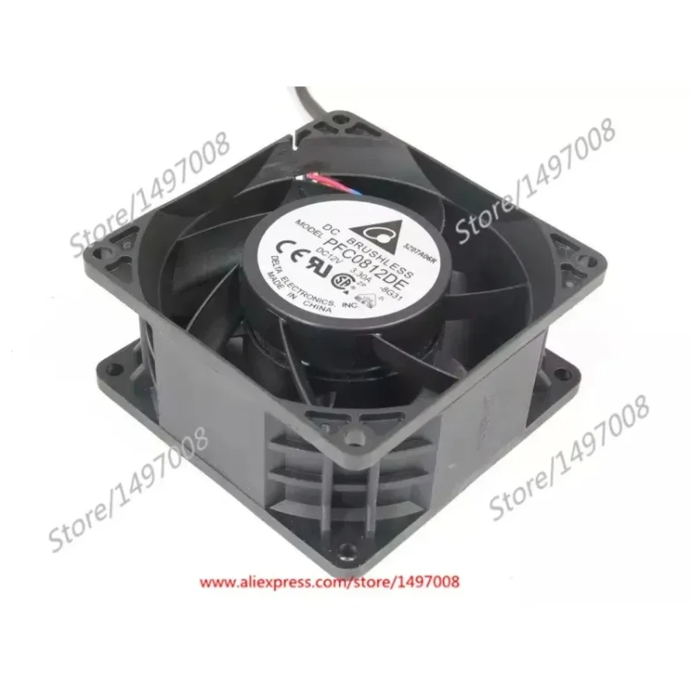 

Вентилятор охлаждения Delta Electronics PFC0812DE 8G31 DC 12V 3.3A 80x80x38мм