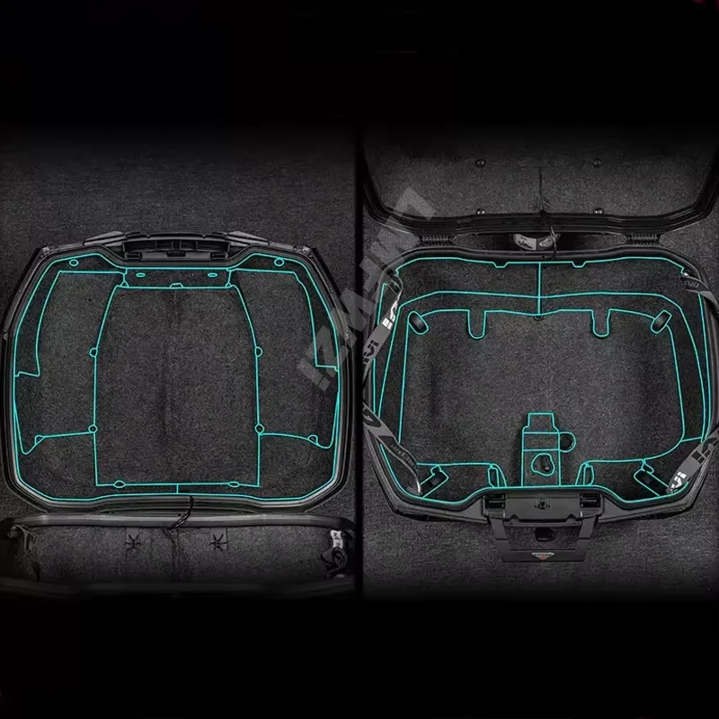 Für GIVI V58 Motorrad Top Case Futter Matte Schutz Zubehör Stoßfest Abnormale Lärm Verhindern Kratzer