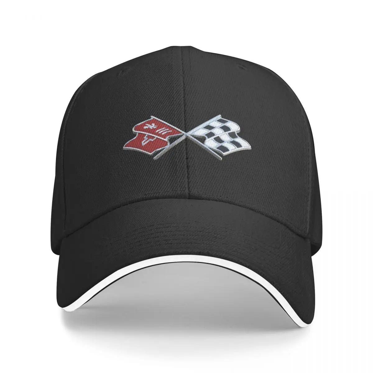 Bowtie Vette Flag Logo Baseball Cap Sunscreen Dropshipping Wild Ball Hat Fishing cap Girl Men's