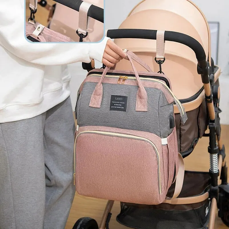 Sac de grande capacité pour mère et bébé, chargement USB, boîte thermos simple, portable, CPull, à la mode