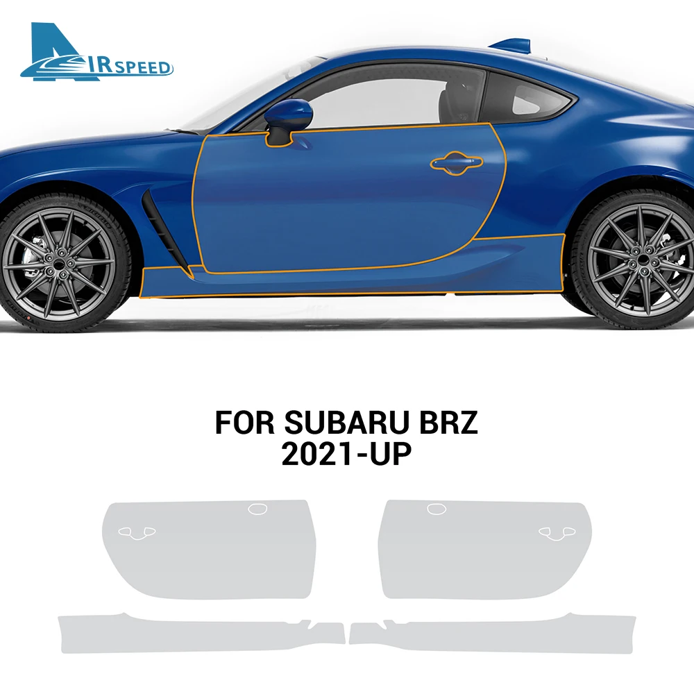 for Subaru BRZ 2021 2022 2023 TPU Scratch Resistant Car Bumper Paint Protection Film 8.5mil Clear Bra PPF Decal Kit Accessories