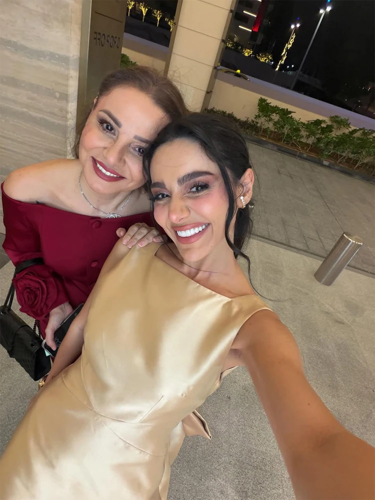 Elegantes Satin-Sling-Kleid mit großer Schleife für Damen, schick, ärmellos, schulterfrei, hohe Taille, Mini-A-Linien-Kleider, 2026, Damen-Abend-Partykleid