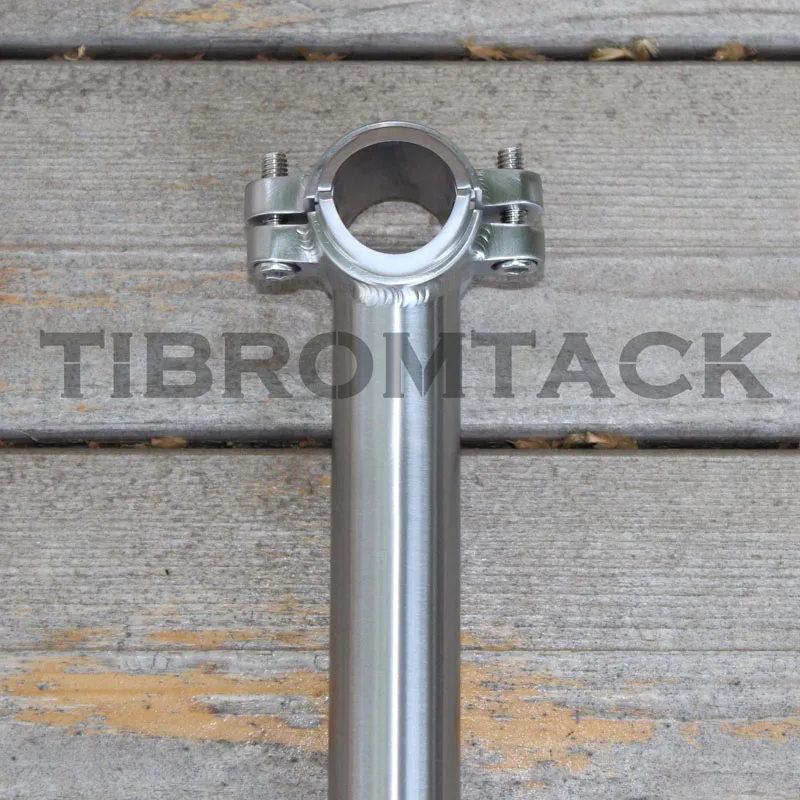 Titanium Balance Seatpost with Adjustable Clamp, 27.2, 31.6x350mm, for Mountain Bike, Road Bike, Triathlon, etc.