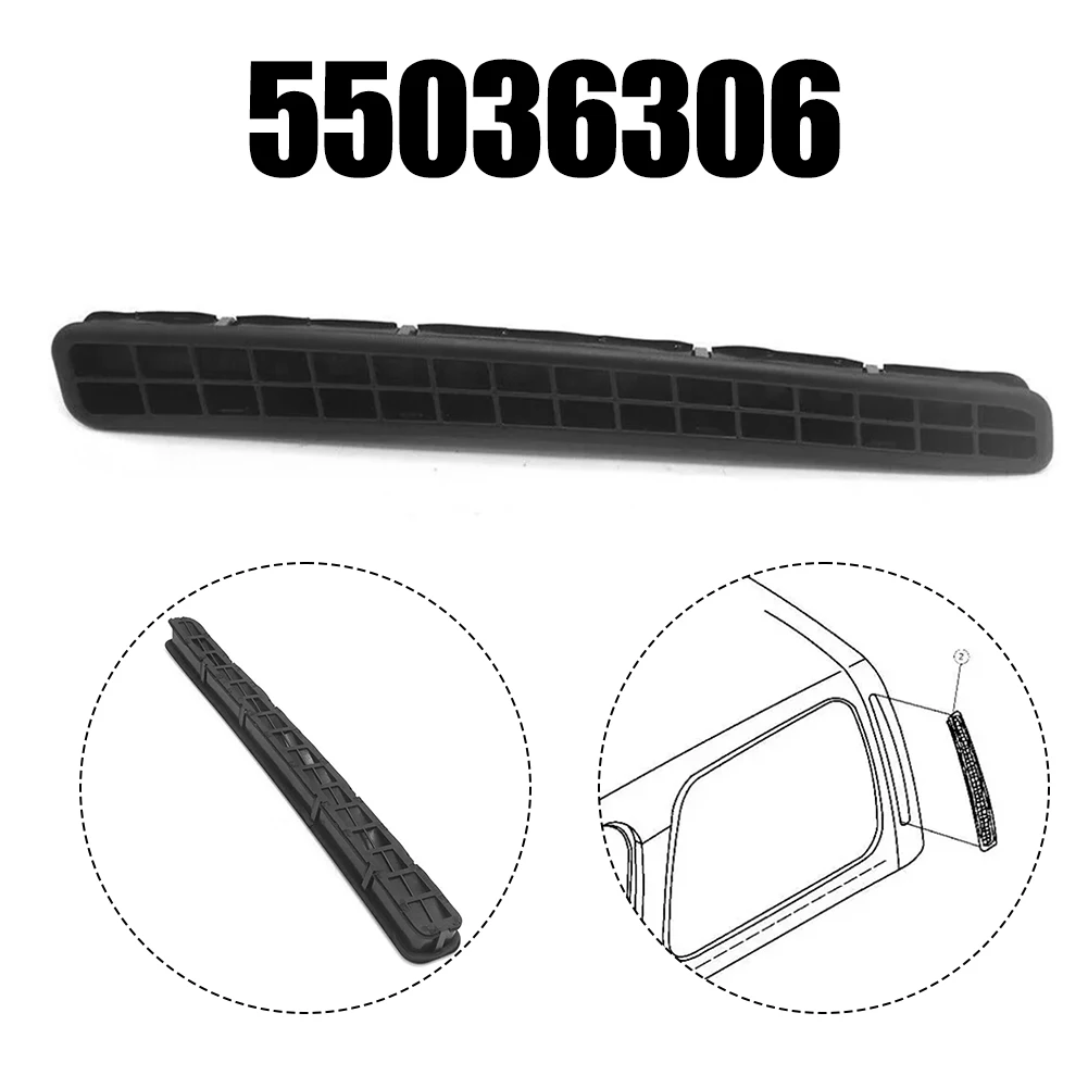 Sleek Black Finish on the Right Hand Side Exhaust Vent Designed Specifically For the '97 '02 For Jeep For Wranglers