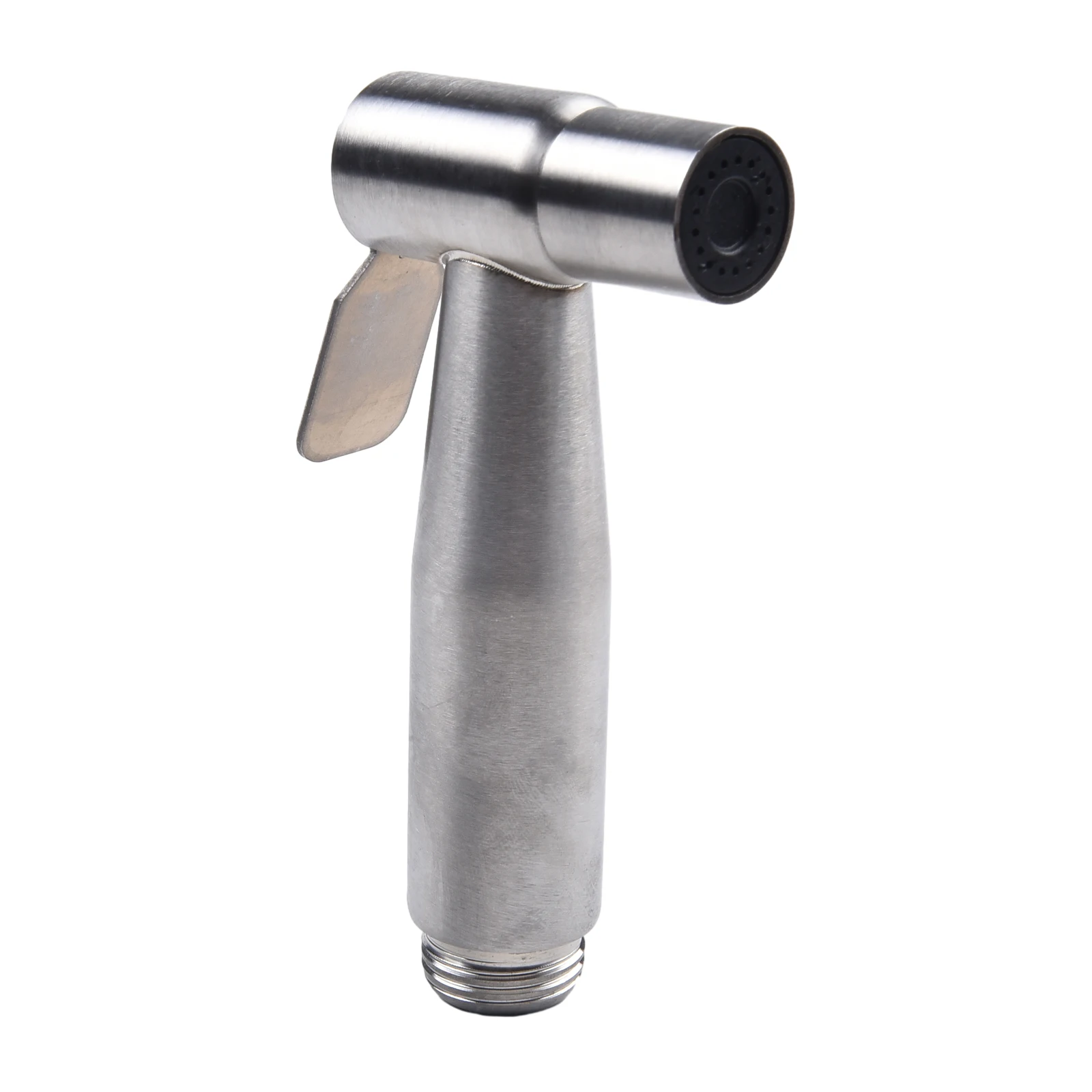 Stainless Steel Spray Nozzle Bidet Sprayer Spray Nozzle Stainless Steel Heat Insulation Rust Proof Silver For Bathroom Toliet