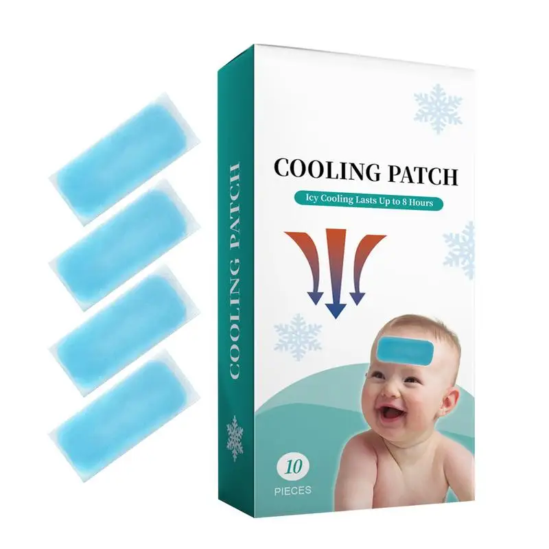 

Cooling Patches For Adults Hot Weather Cooling Gel Patches 10 Sheets Natural Soft Gel Sheets For Kids Discomfort And Headache