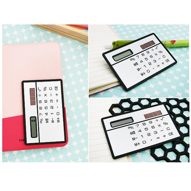 Small Basic Standard Calculator Solar Powered Calculator with 8 Digit Clearly Display and Sensitive Button for Business