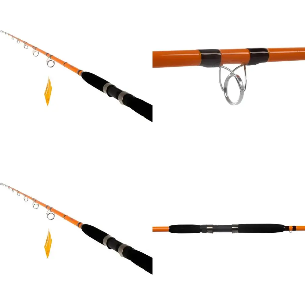 

Удочка цельная 7'6 с суперзахватом, светящимся кончиком и сверхпрочными кольцами из нержавеющей стали