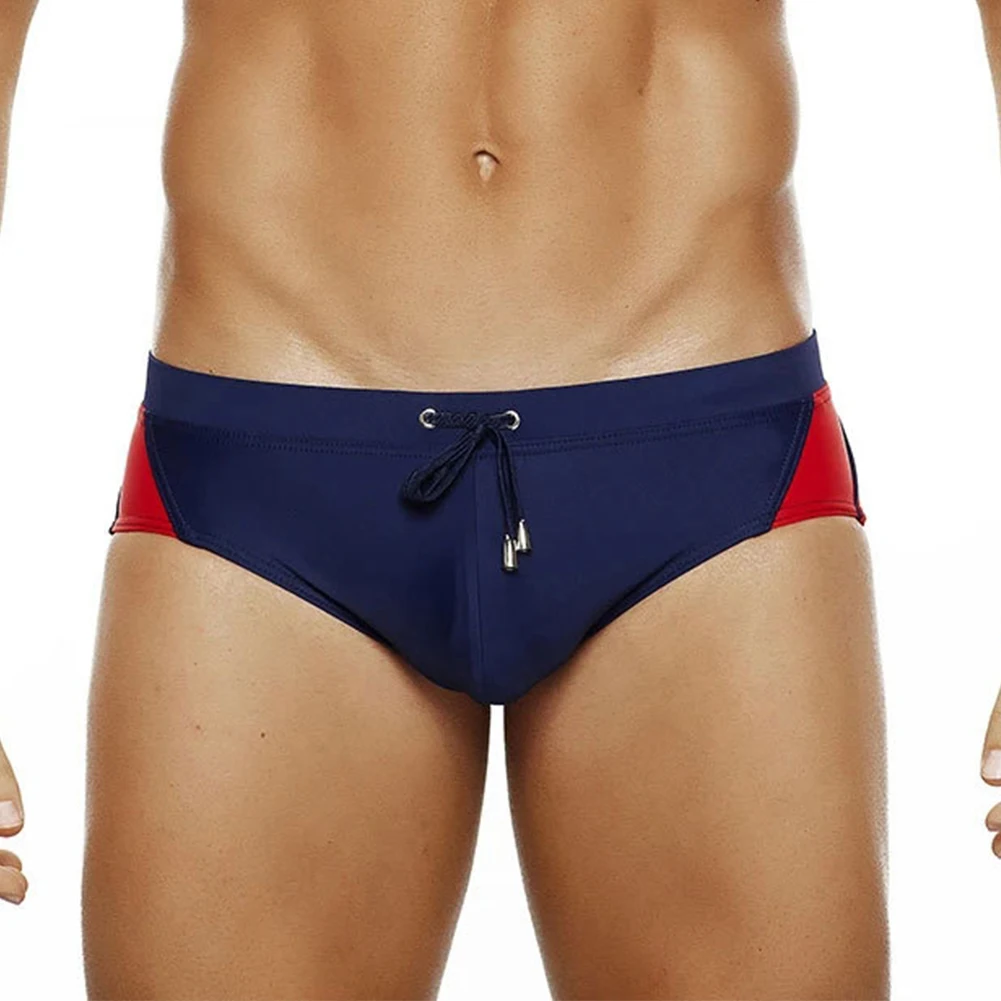 

Hot New Fashion Swimwear Mens Swimming Swimsuit Trunks Casual Comfortable Durable Nylon Regular Shorts Splicing