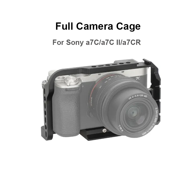 CAMVATE Full Camera Cage for Sony a7C/a7C II/a7CR With Integrated Arca-Type Base Camera Cage