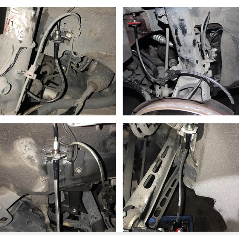 패트롤 Y60Y61프라도 LC80 4500 브레이크 오일 파이프 브레이크 라인 스테인리스 스틸 브레이크 호스 트레일러 히치 개조 자동차 액세서리