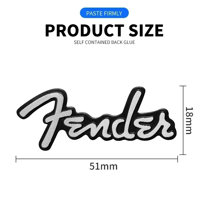 5pcs/10pcs high-quality Metal Fender logo car Hi-Fi Speaker audio Speaker Badge stereo Emblem sticker Auto styling accessories