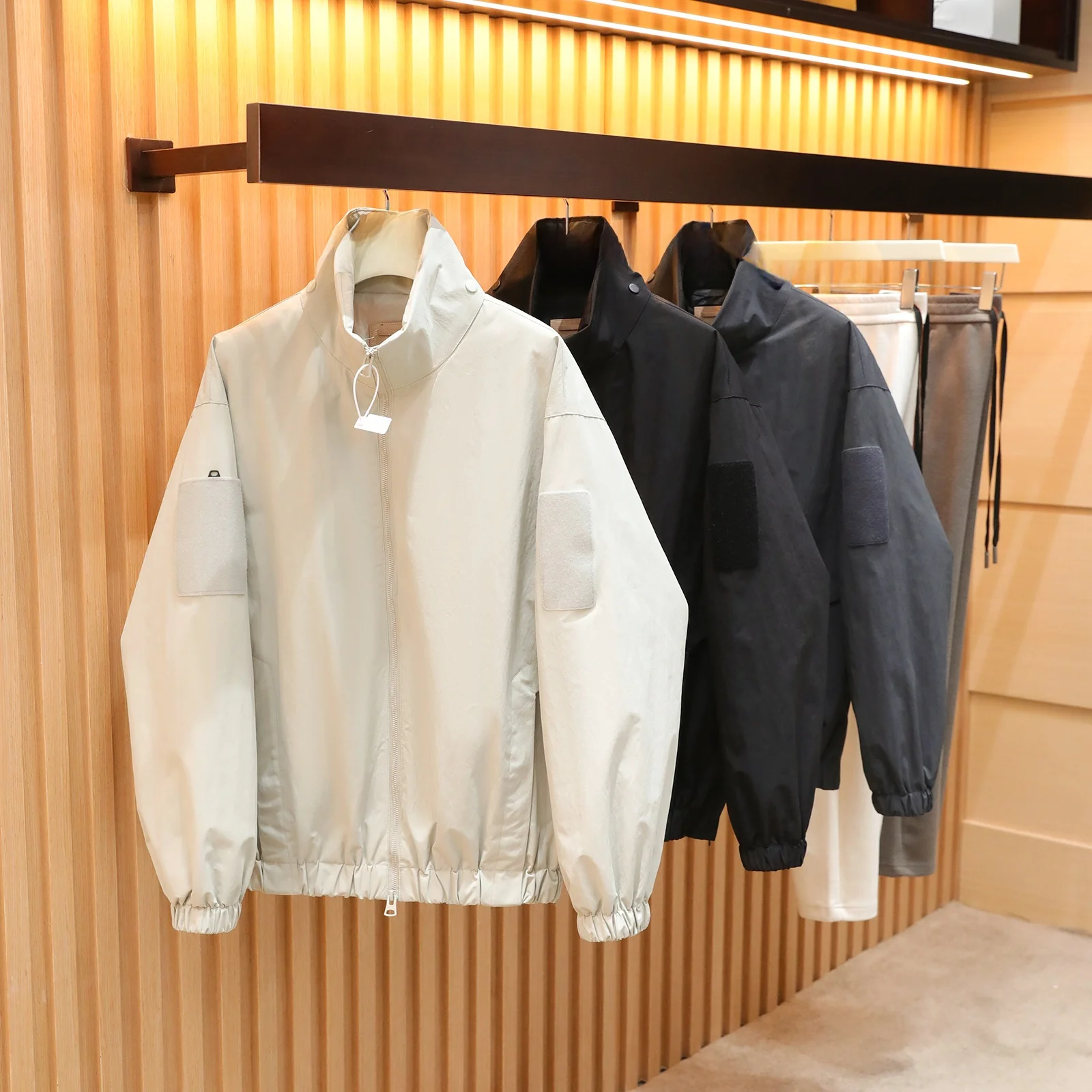 

Lightweight Cotton Jaet Men's Outdoor Windproof Waterproof Warm Stand Collar 2025 Autumn Winter Faion Ci Busin Casual