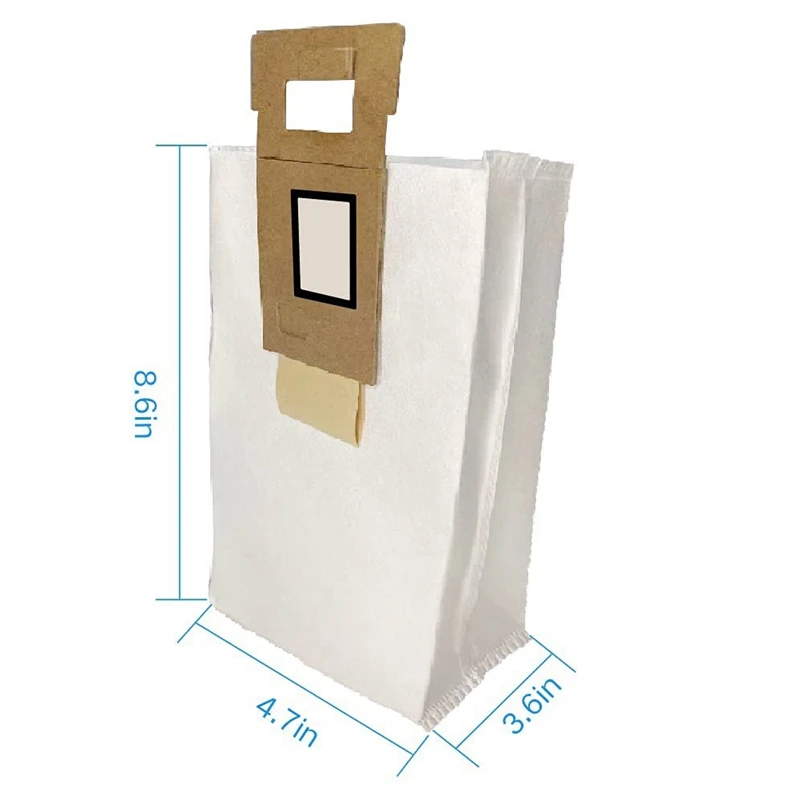 Acessórios de substituição do aspirador, Saco de Pó para Xiaomi Roborock T7, T7S, T7plus, T7splus, S7, S7max, S70, S75, 4pcs