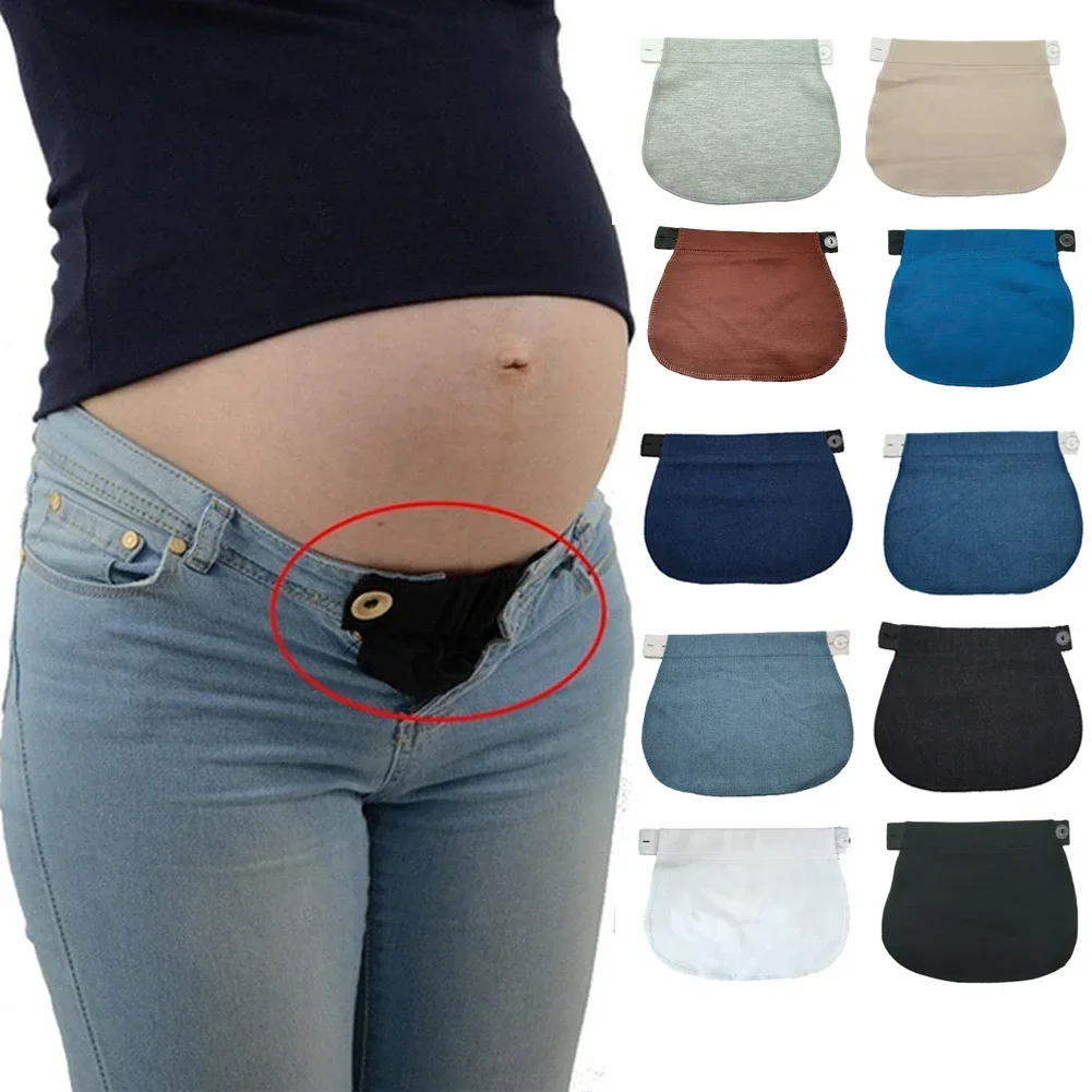 Maternity Jeans adjust button Pregnant women Waistband Belt Waist Extender Clothing Pants For Sewing Accessories