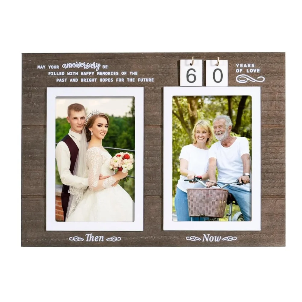 Anniversary Celebration Anniversary Picture Frame Personalized Photo Display Memorable Keepsake For Home Display
