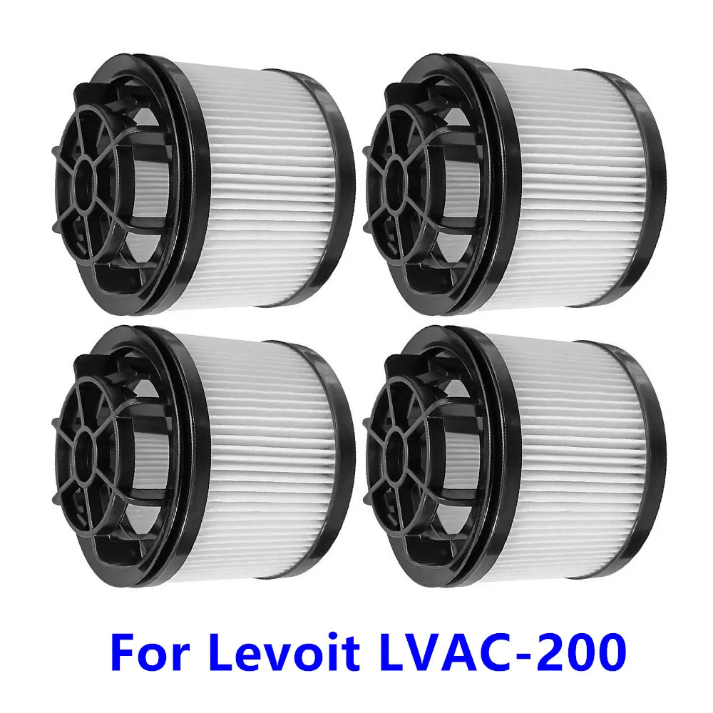 4PCS HEPA Filters For Levoit LVAC-200 Washable Hepa Filters Vacuum Cleaner Parts