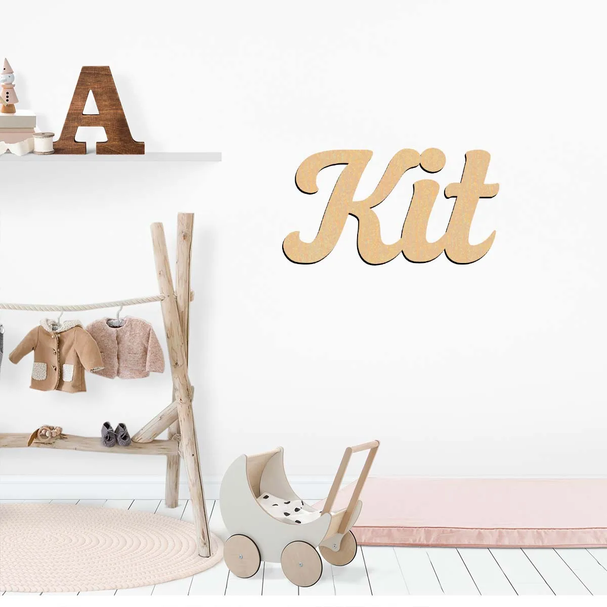 1pc Colorful Kit example Customized Letter Wood Material Wooden Plaque Wooden Sign Unfinished Wood for Painting or Glittering