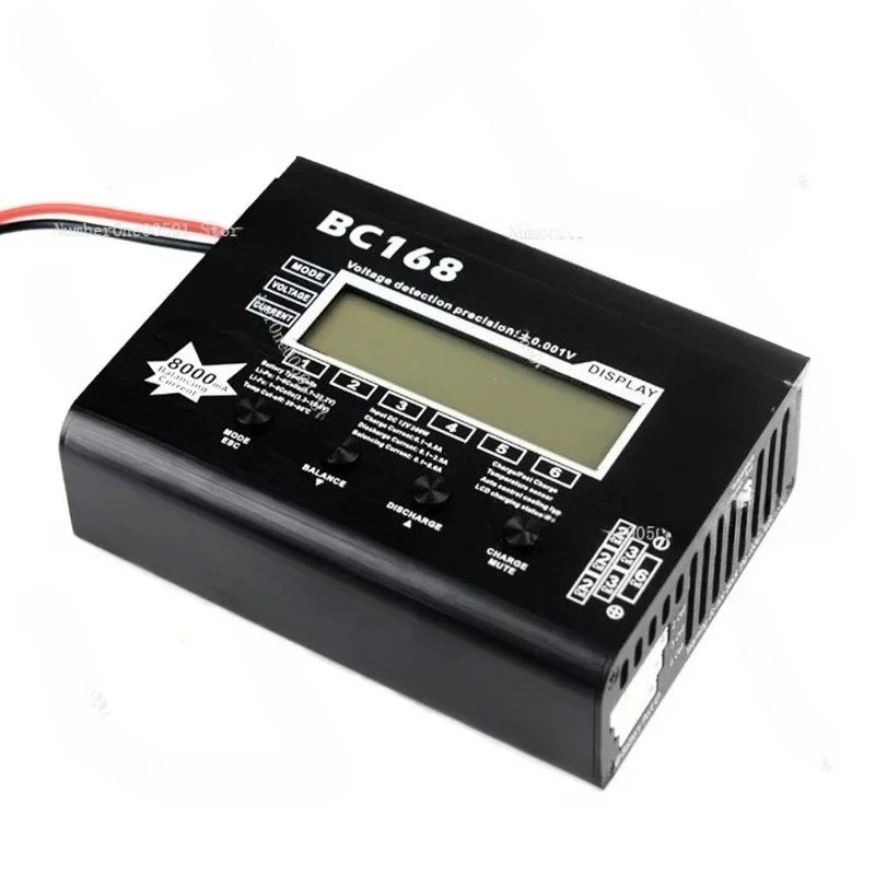 BC168 8A แบตเตอรี่ลิเธียมความเร็วสูงเครื่องชาร์จ 1-6S ชาร์จแบตเตอรี่แรงดันสูงพร้อมการคายประจุอัลตร้า UNA6