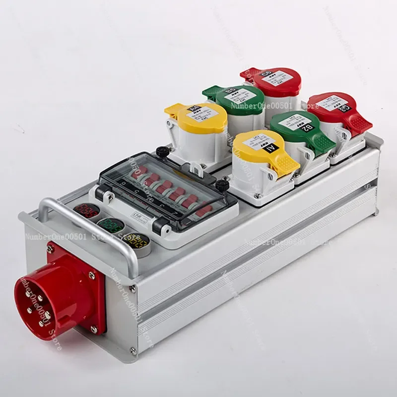 

Распределительная коробка на 6 розеток, малогабаритный электрический блок, розетка 16А, контроллер для светодиодных экранов, для сценических мероприятий, подключаемый.