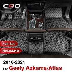 Car Floor Mats For Geely Azkarra/Atlas 2016 2017 2018 2019 2020 2021 Custom Auto Foot Pads Carpet Accessories