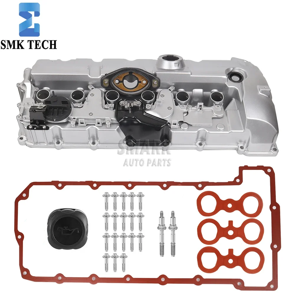

2008-2013 E82 128i Aluminum Engine Valve Cover with Gasket 11127552281 & 11127548196 Car Engine Hoods