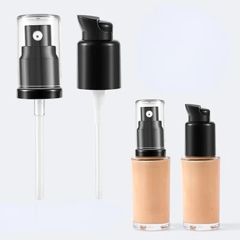 1PC Liquid Foundation ปั๊มฝาปิดสําหรับ 30ml Liquid Foundation ของเหลวไม่มีรั่วแต่งหน้าเครื่องมือเปลี่ยนปั๊มกดฝาครอบ Dispensing เครื่องมือ