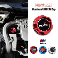 Aluminum ENGINE Oil Cap for nissan ALTIMA MAXIMA SILVIA S13 S14 240SX SENTRA SUNNY INFINITI 350Z 300ZX GTR JDM cars accessories
