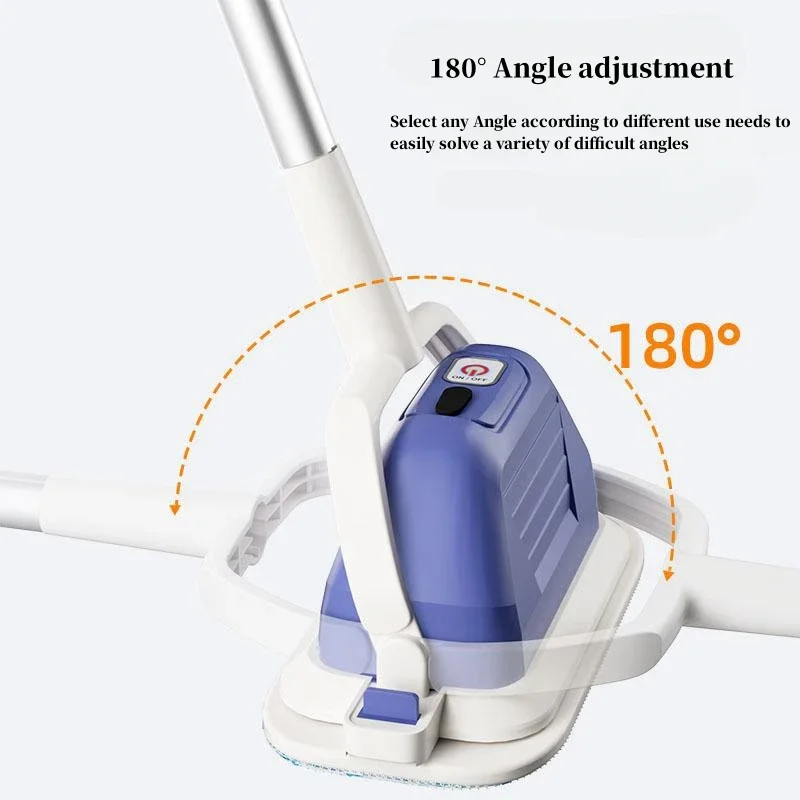 XIMEIJIE electric window cleaner removable telescopic household handheld cleaner wireless brush wet and dry multi-function gift
