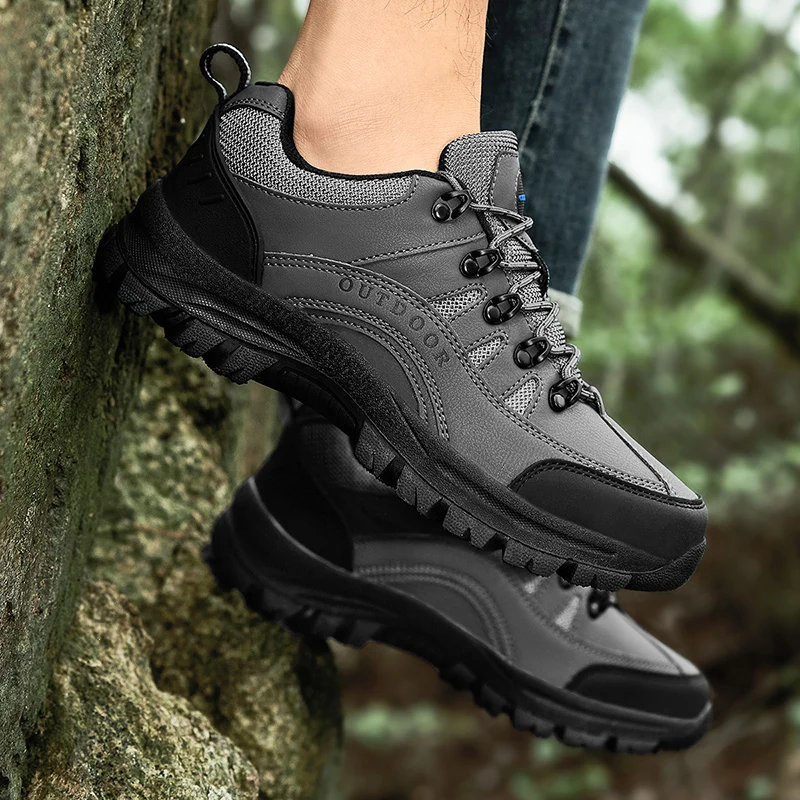 Plus Size 49 Outdoor Waterproof Hiking Boots Winter Shoes Walking Climbing Shoes Mens Sneakers Sneakers for Men Free Shipping