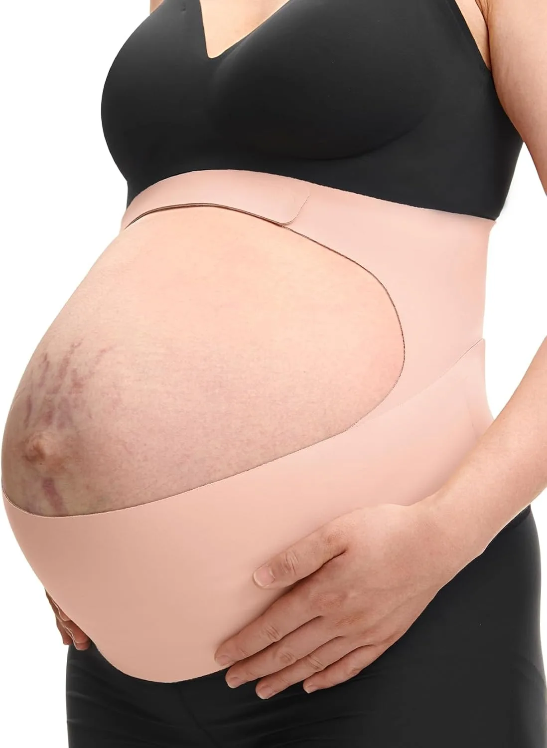 Maternity Belly Support Belt Pregnancy Adjustable Breathable Shoulder Strap for Pregnant Women Prenatal Postpartum Abdominal