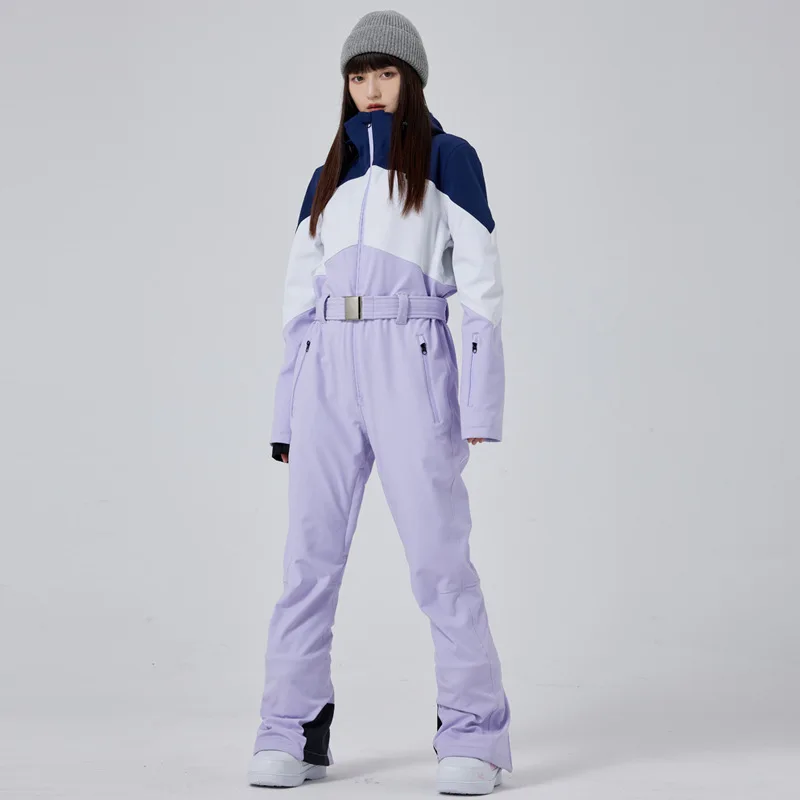 

Women's Skiing Ski Suit Outdoor 2025 Winter Outfit Snow Clothes Waterproof Windproof Jumpsuits Snowboarding Sets Overalls