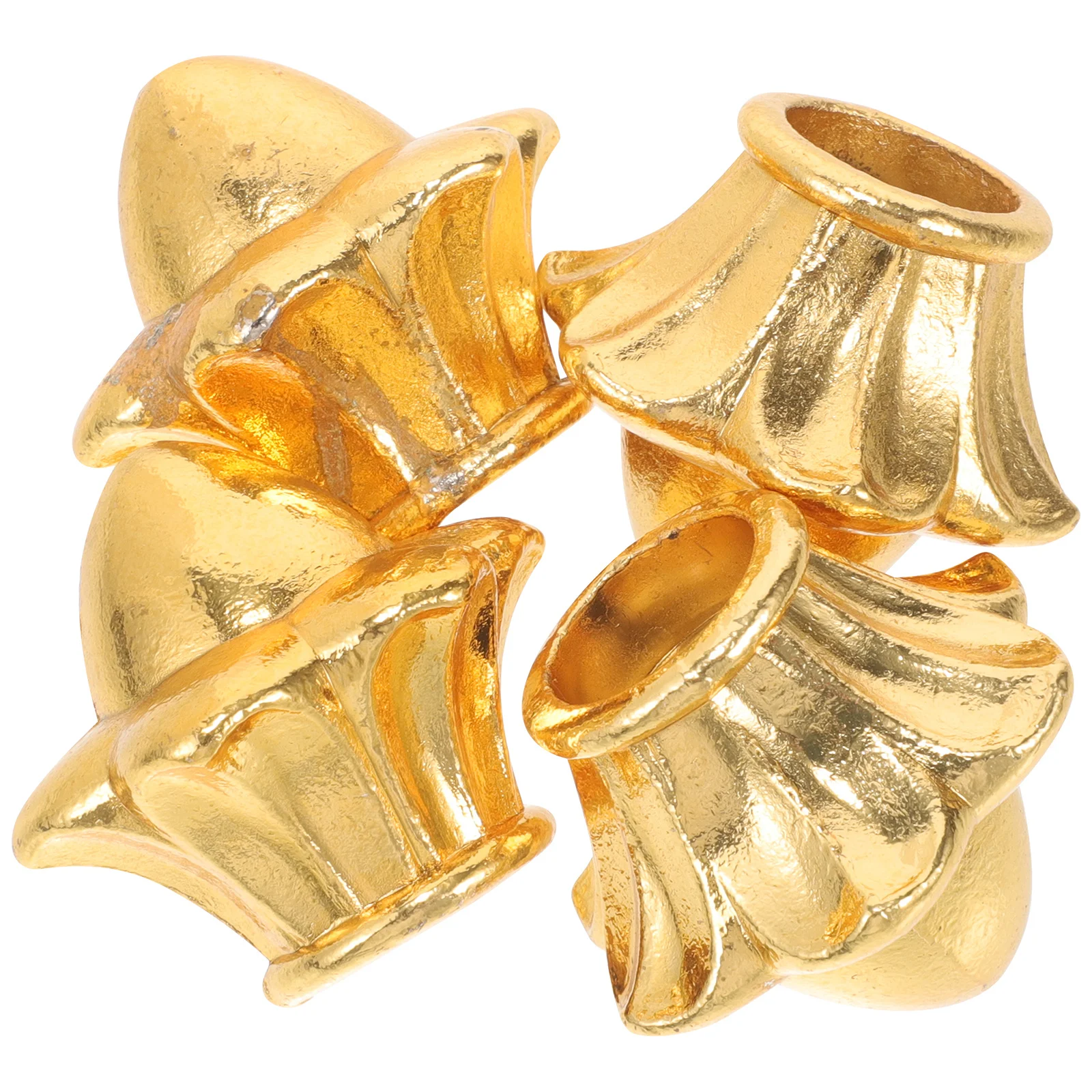 4 قطعة مصباح للزينة Finials أرضية معدنية مكتب الجدول مصباح قبعات نهائية تصميم أنيق فريد ل عاكس الضوء العلوي Finials للمصابيح